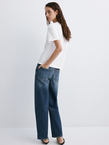 MANGO Shirt 'COFFEE' in Wit