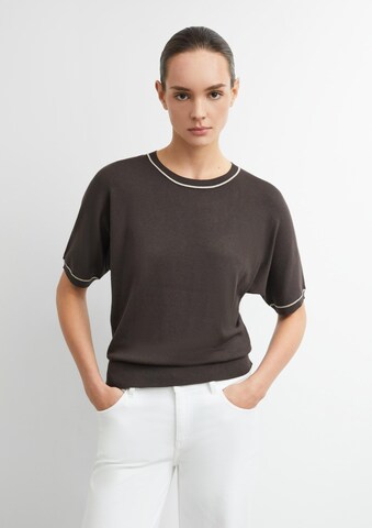 Pull-over COMMA en marron : devant