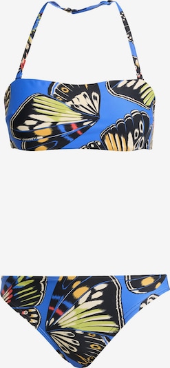 ADIDAS SPORTSWEAR Bikini de sport 'Adidas x Farm' en bleu roi / jaune clair / noir / blanc, Vue avec produit