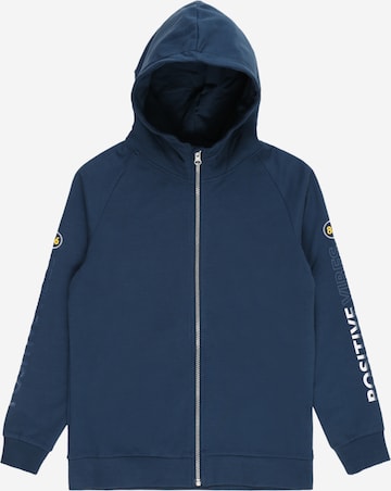 NAME IT - Sudadera con cremallera 'TONKA' en azul: frente