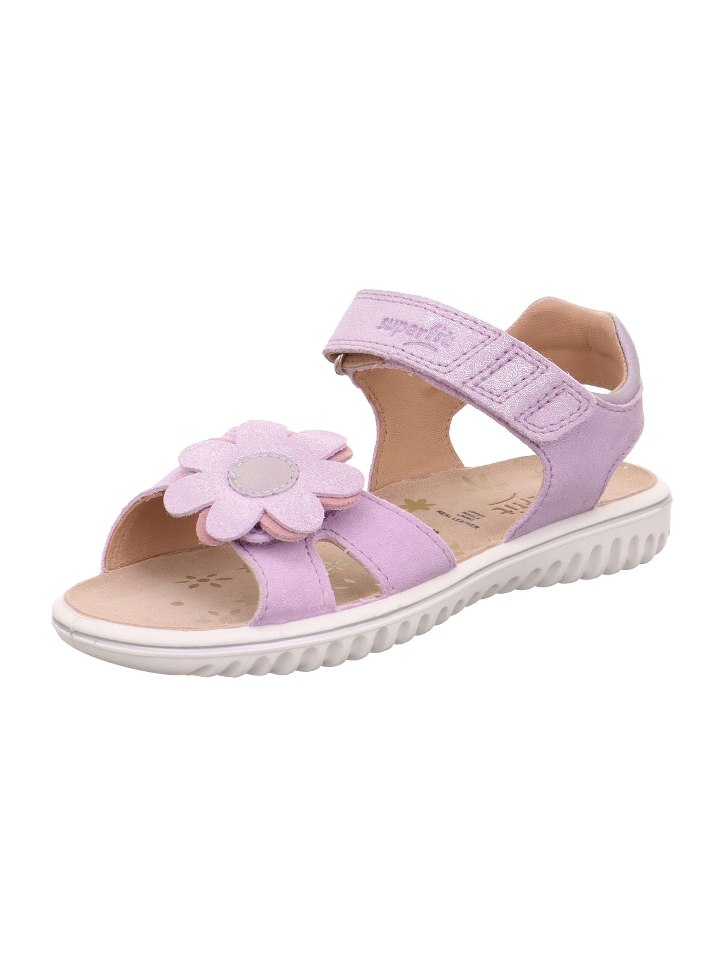 SUPERFIT - Sandalias 'SPARKLE' en lila: frente