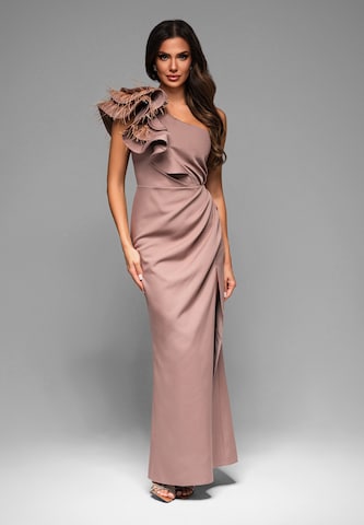 Ombre Avondjurk in Bruin