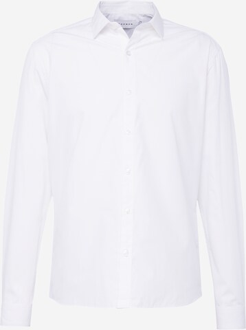 Coupe regular Chemise TOPMAN en blanc : devant