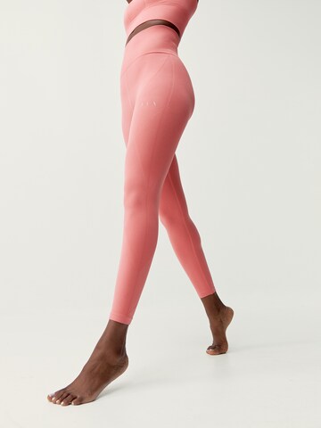 Born Living Yoga Skinny Workout Pants 'Ambra' in Pink