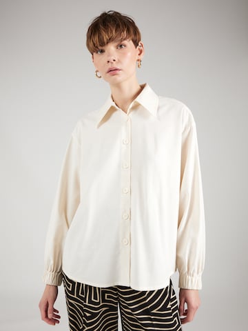Camicia da donna di UNITED COLORS OF BENETTON in beige: frontale