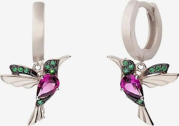 Einzelstück Earrings 'Kolibri Hoops' in Silver: front