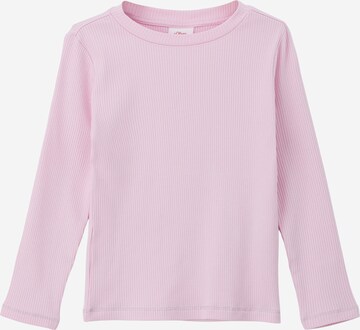 s.Oliver T-shirt i rosa: framsida