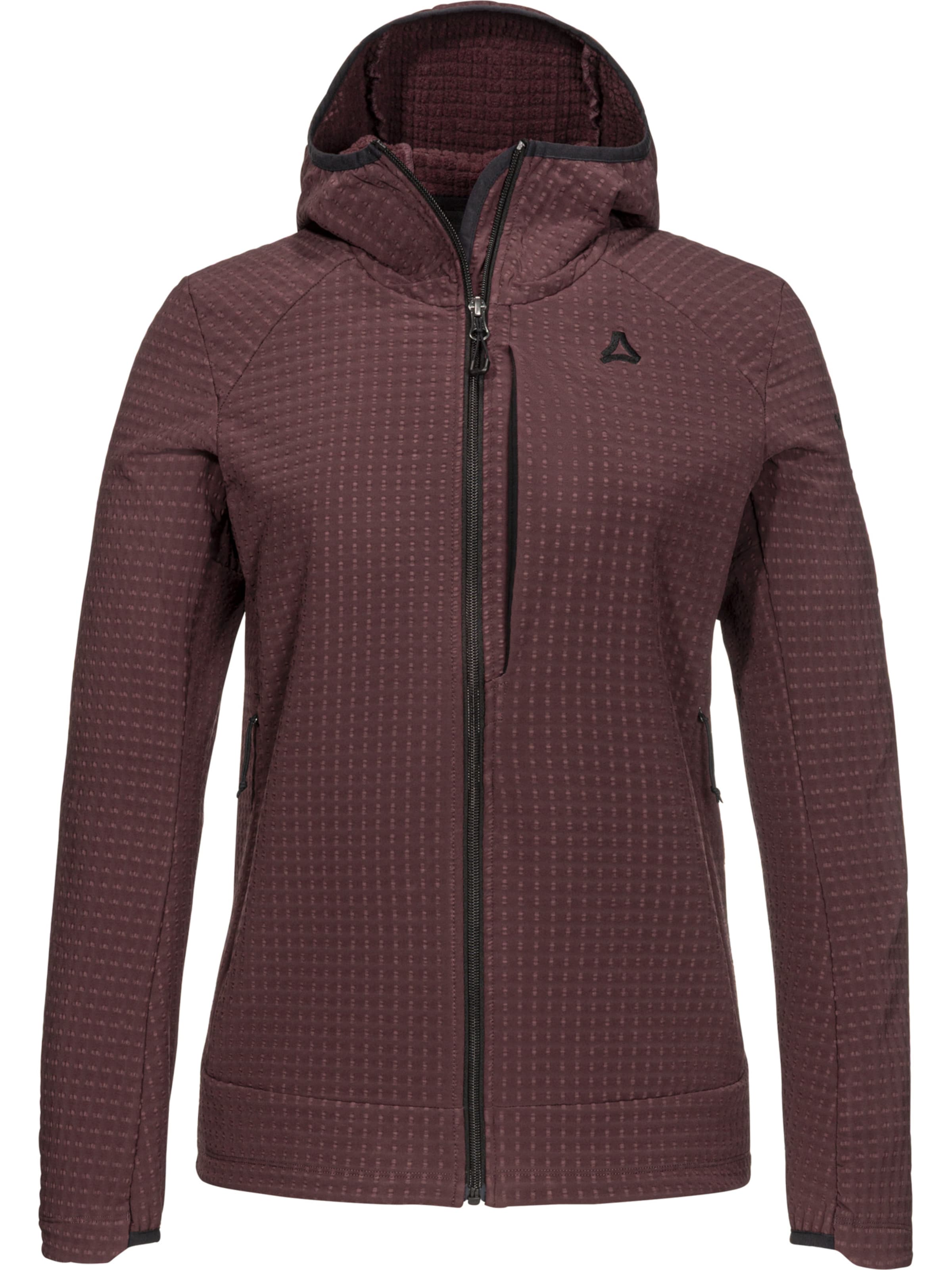 Schöffel Functionele fleece jas 'Enixa' in Lila: voorkant