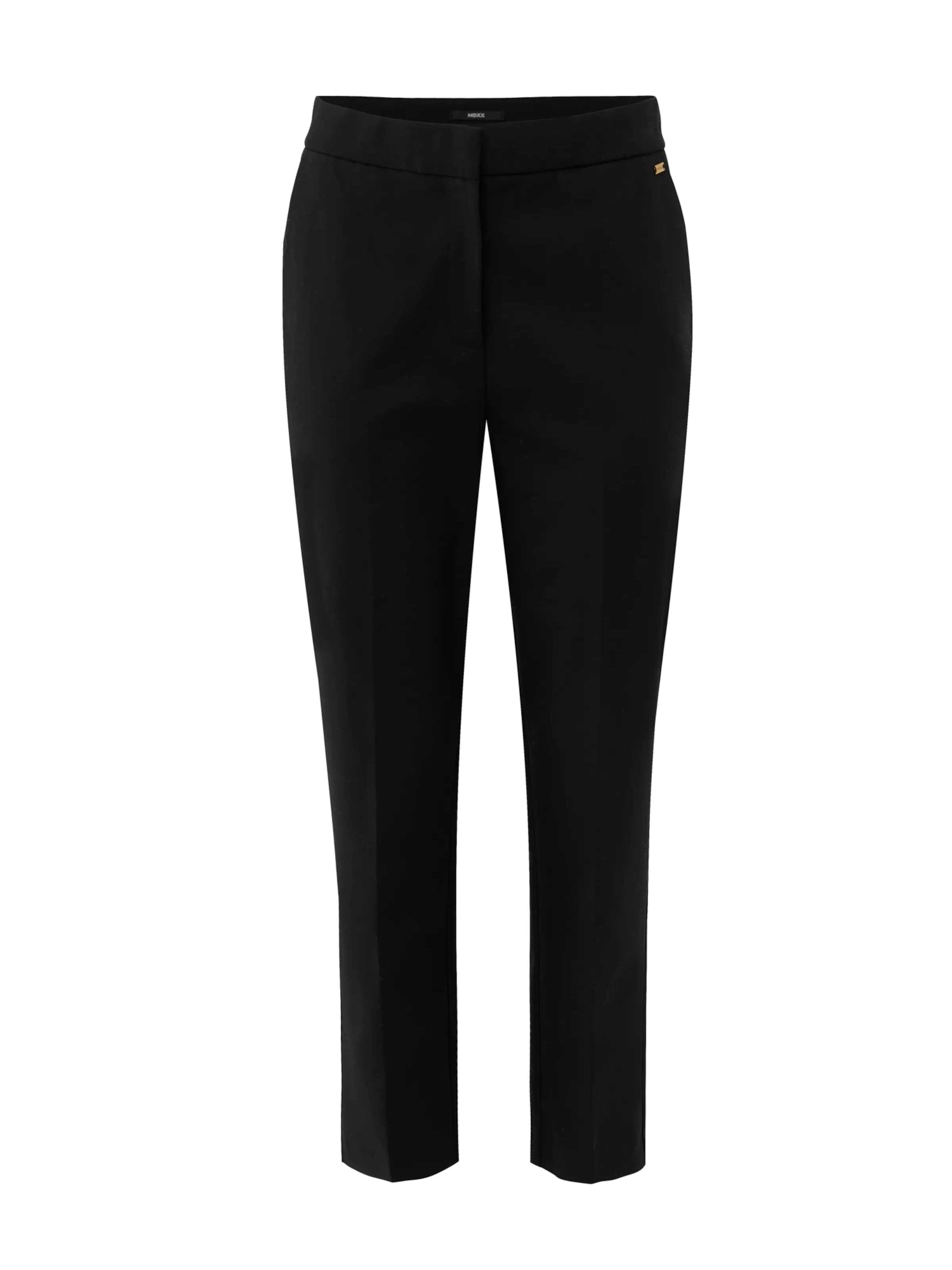 Coupe slim Pantalon à plis 'Cosmea' MEXX en noir : devant