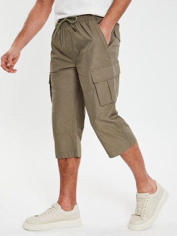 Threadbare Regular Cargohose 'Bruce' in Grün