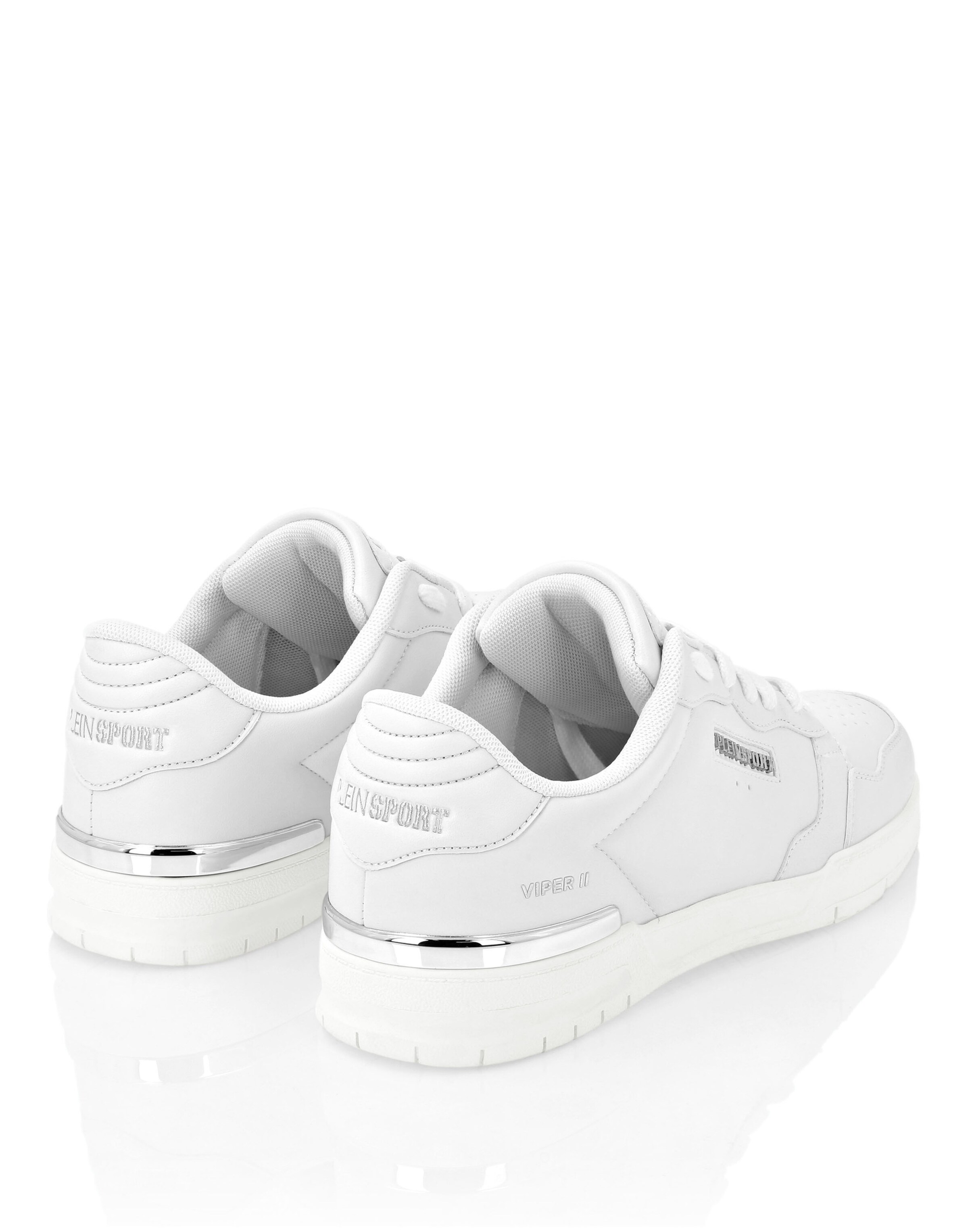 Plein Sport - Zapatillas deportivas bajas 'Tiger.X' en blanco