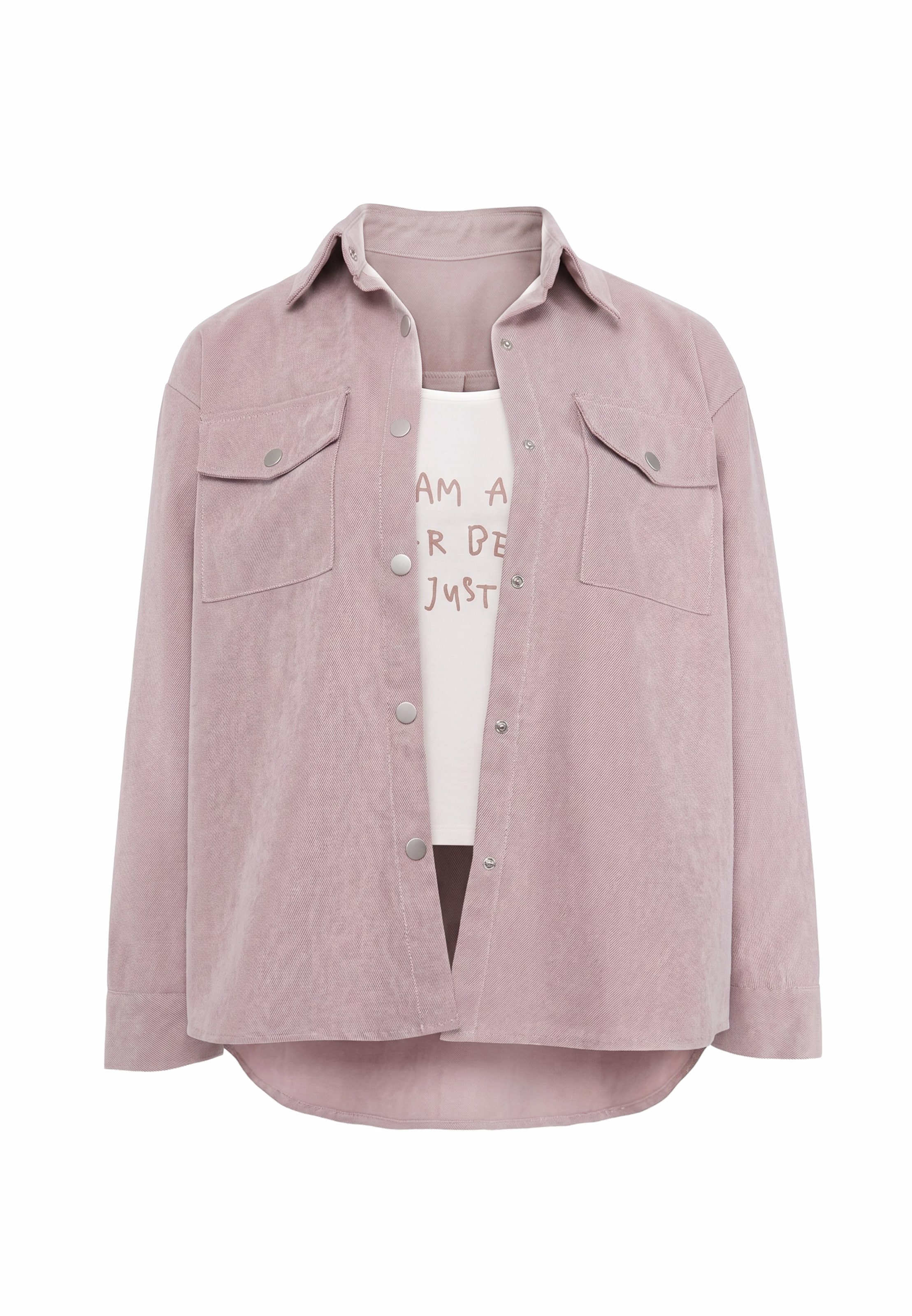 Veste mi-saison 'Maritim' usha BLUE LABEL en rose : devant