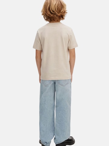 T-Shirt 'MONOGRAM TOP' Calvin Klein Kids en beige