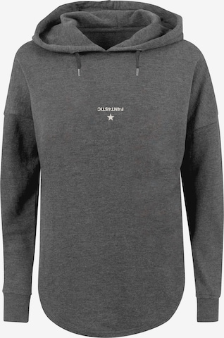 F4NT4STIC Sweatshirt 'Blumen' in Grau: predná strana