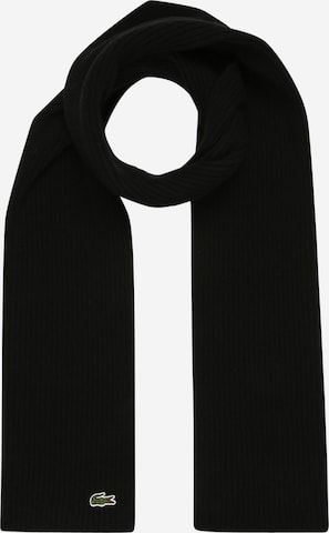 Écharpe LACOSTE en noir : devant