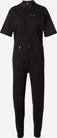 Tuta jumpsuit di G-Star RAW in nero: frontale