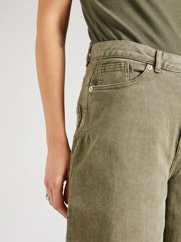 Monki - Pierna ancha Vaquero en verde