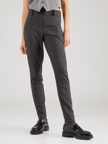 Coupe slim Pantalon 'Angelie' FIVEUNITS en marron : devant