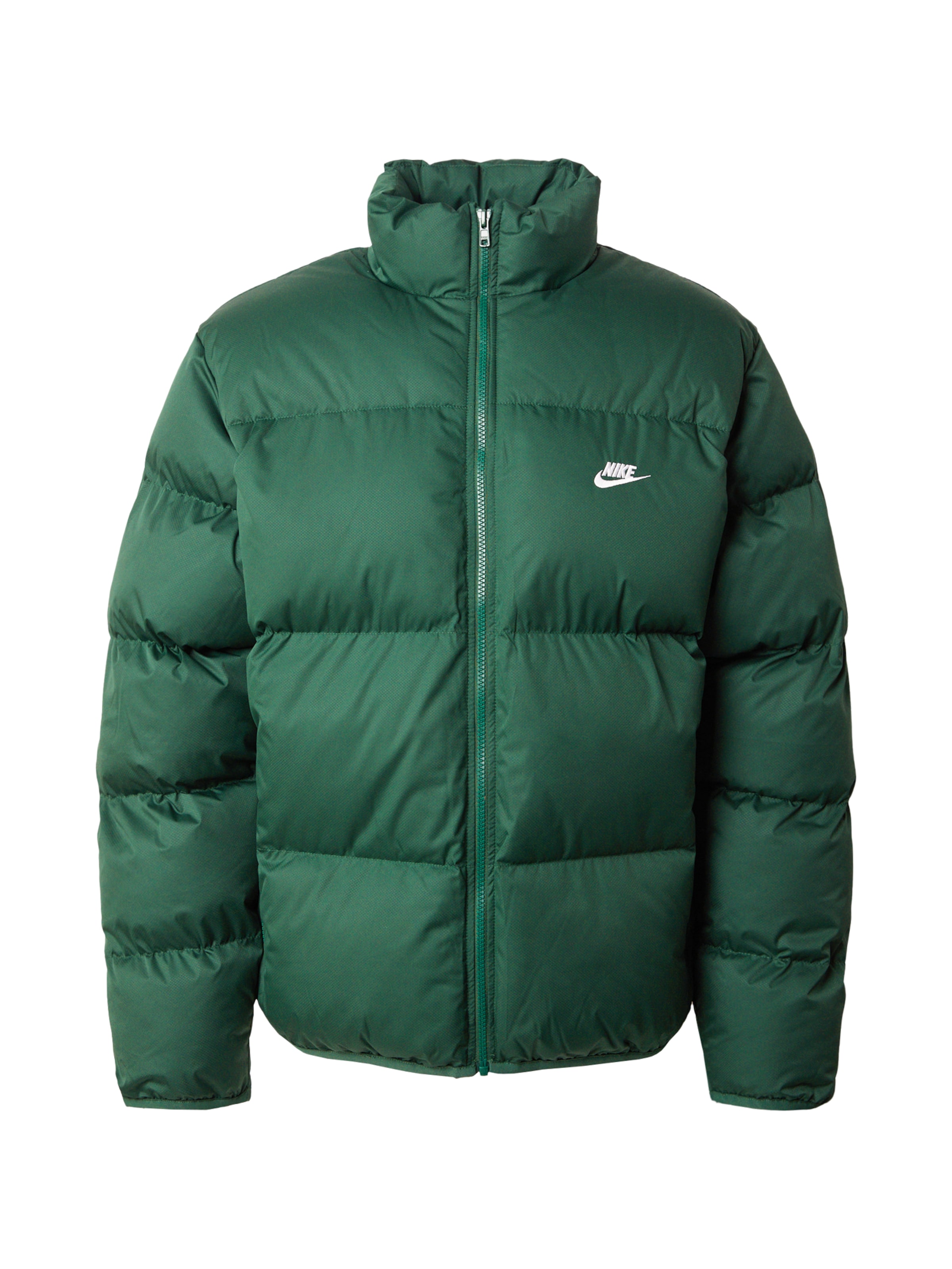 Nike Sportswear Zimní bunda 'Club' – zelená: přední strana