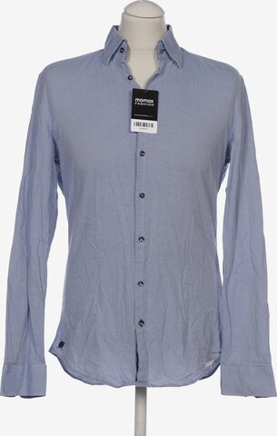 Jacques Britt Button Up Shirt in M in Blue: front