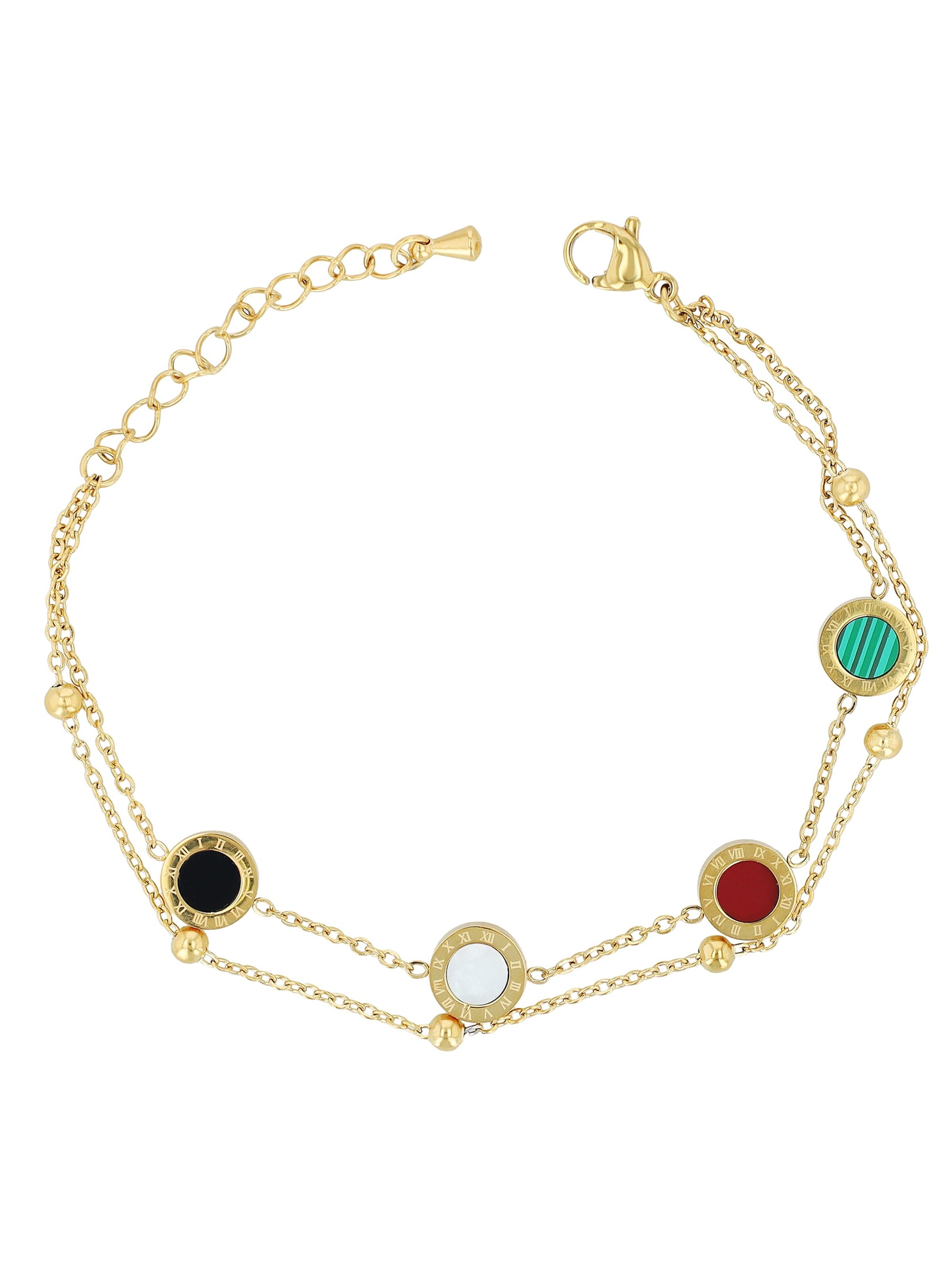 Akzent Bracelet 'Daniekje, langlebig' in Gold: front