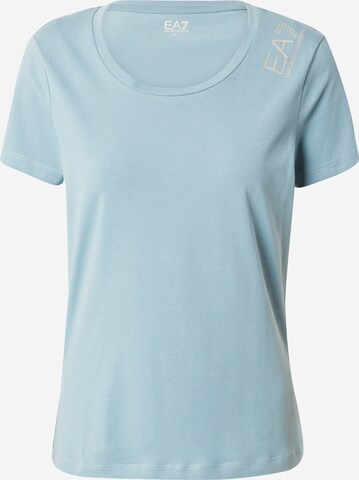 EA7 Emporio Armani - Camiseta en azul: frente