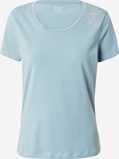 EA7 Emporio Armani Camiseta en azul claro / plata, Vista del producto