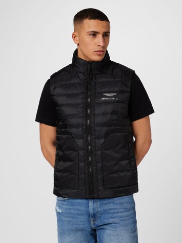 Gilet Hackett London en noir : devant