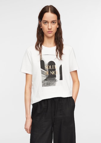 COMMA T-Shirt in Weiß: Vorderseite
