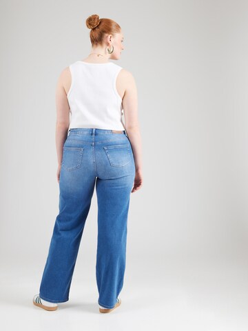 Wide Leg Jean 'CARWilly' ONLY Carmakoma en bleu