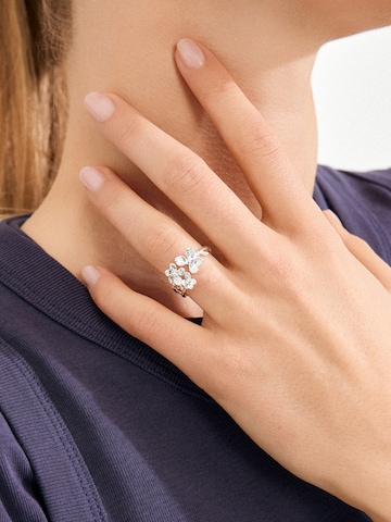 Pilgrim Pierścionek 'Ajani' w kolorze srebrny