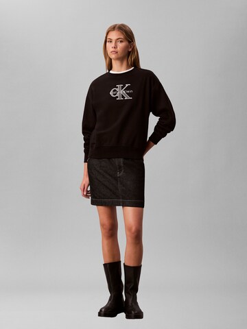 Calvin Klein Jeans Sweatshirt in Black