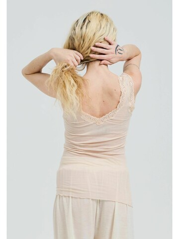Seamless Basic Top 'Lacey' in Beige