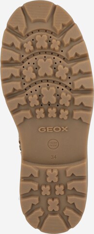 GEOX Schnürstiefelete in Braun