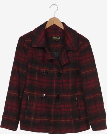 POMPÖÖS Jacket & Coat in XL in Red: front