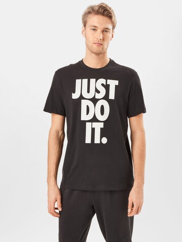 Tricou de la Nike Sportswear pe negru: față