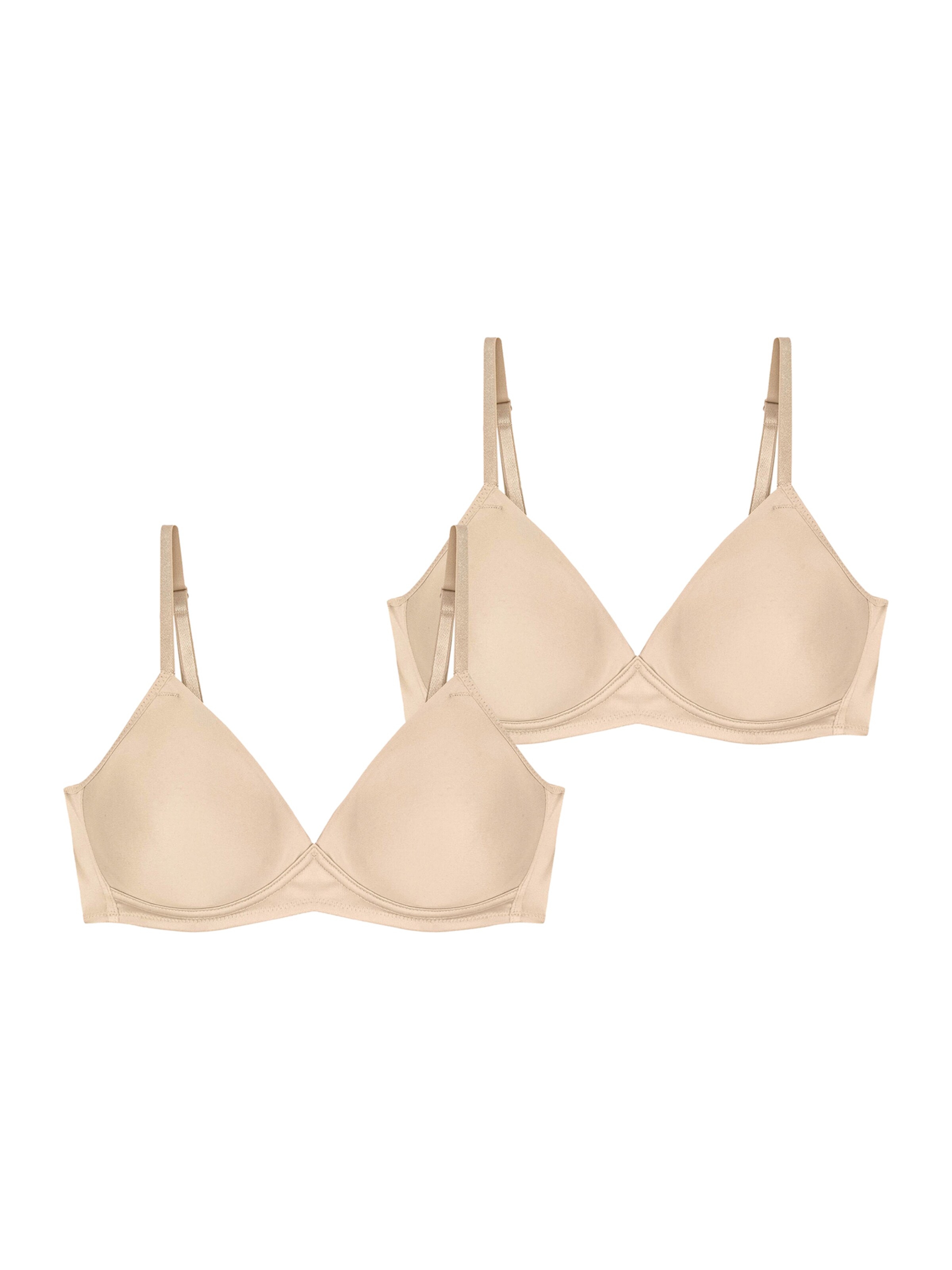 TRIUMPH T-shirt BH ' Soft Sensation ' in Beige: voorkant