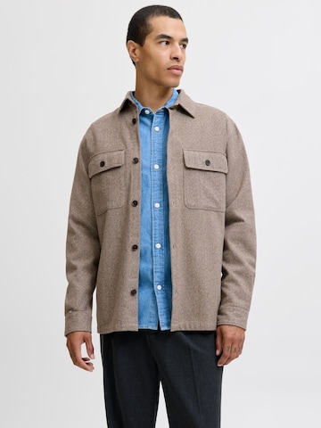 JACK & JONES Regular Fit Skjorte i grå: forside