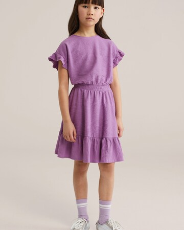 WE Fashion - Vestido em roxo