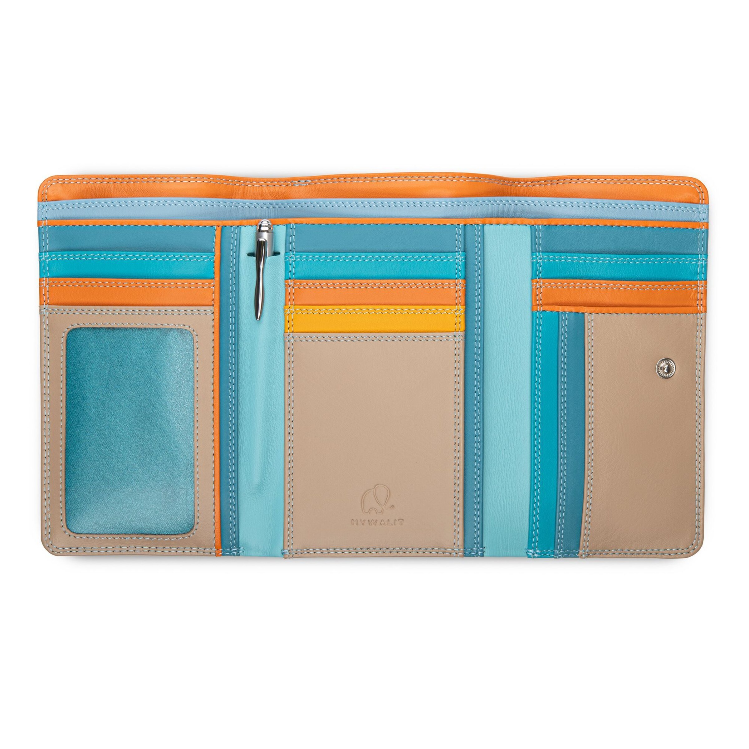 mywalit Wallet 'Tri-fold' in Blue