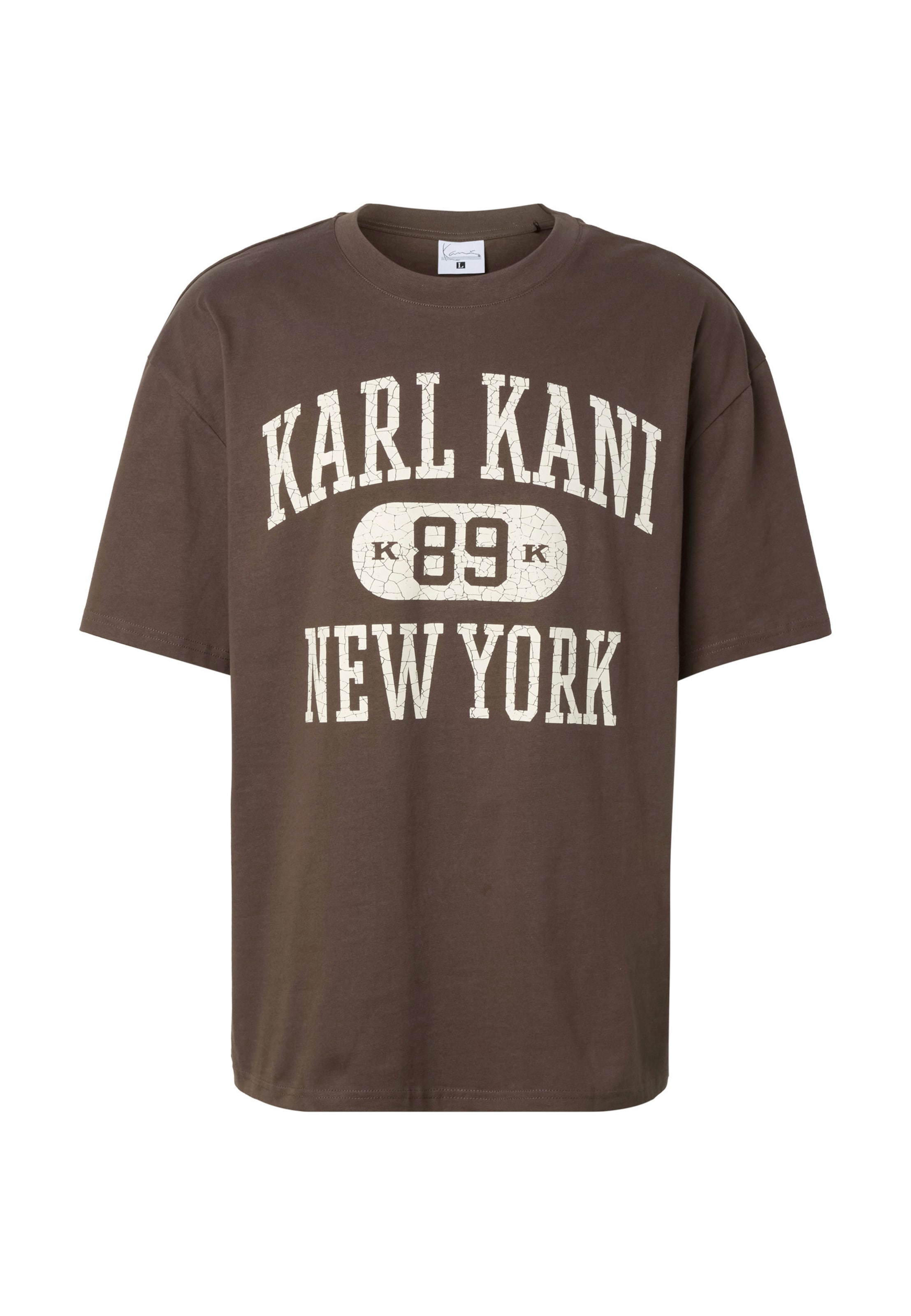 Karl Kani Tričko 'Heritage 89' – hnědá: přední strana