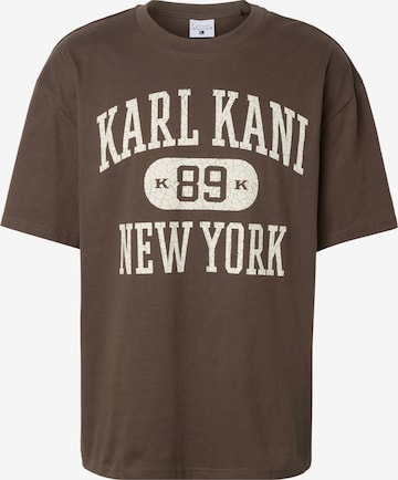 Karl Kani Tričko 'Heritage 89' – hnědá: přední strana