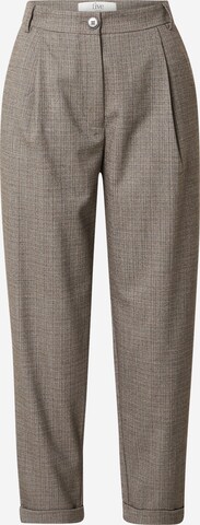 FIVEUNITS Pleat-Front Pants 'Malou' in Brown: front