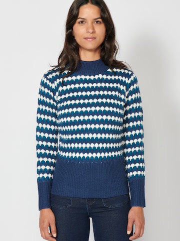 KOROSHI Sweater in Blue: front