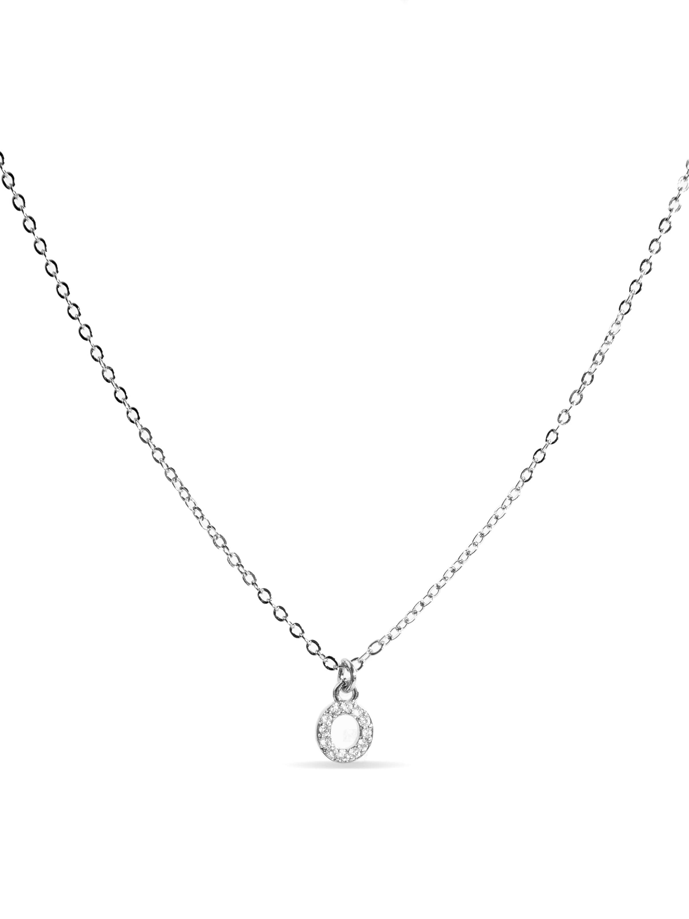 Luxenter - Cadena 'Alphabet' en blanco: frente