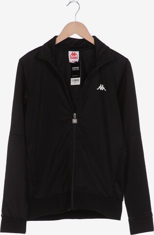KAPPA Sweatshirt & Zip-Up Hoodie in S in Black: front
