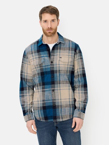 CAMEL ACTIVE Regular fit Button Up Shirt in Blue: front