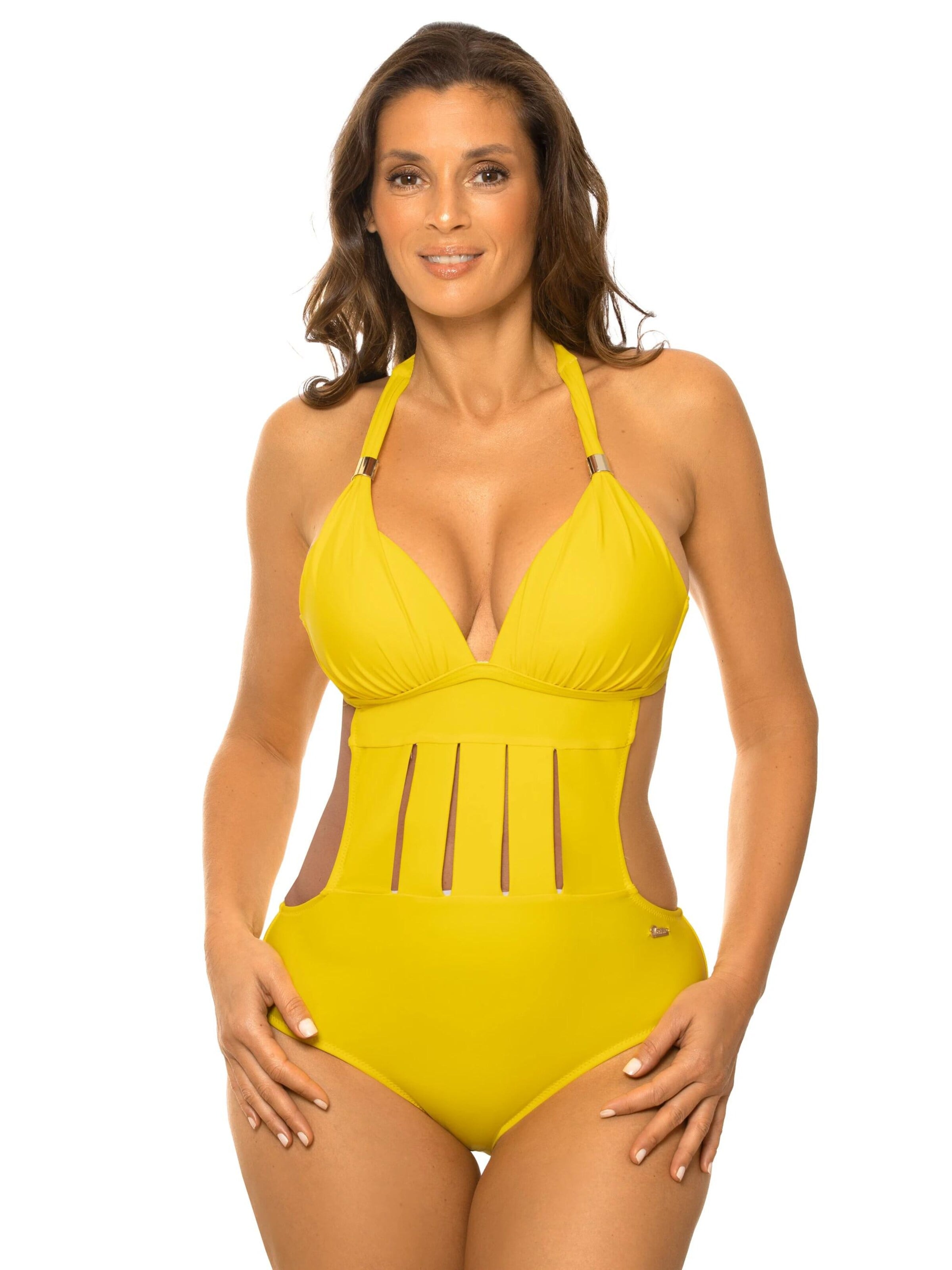 Marko Push-up Strój kąpielowy 'Anina M-680 (13)' w kolorze żółty