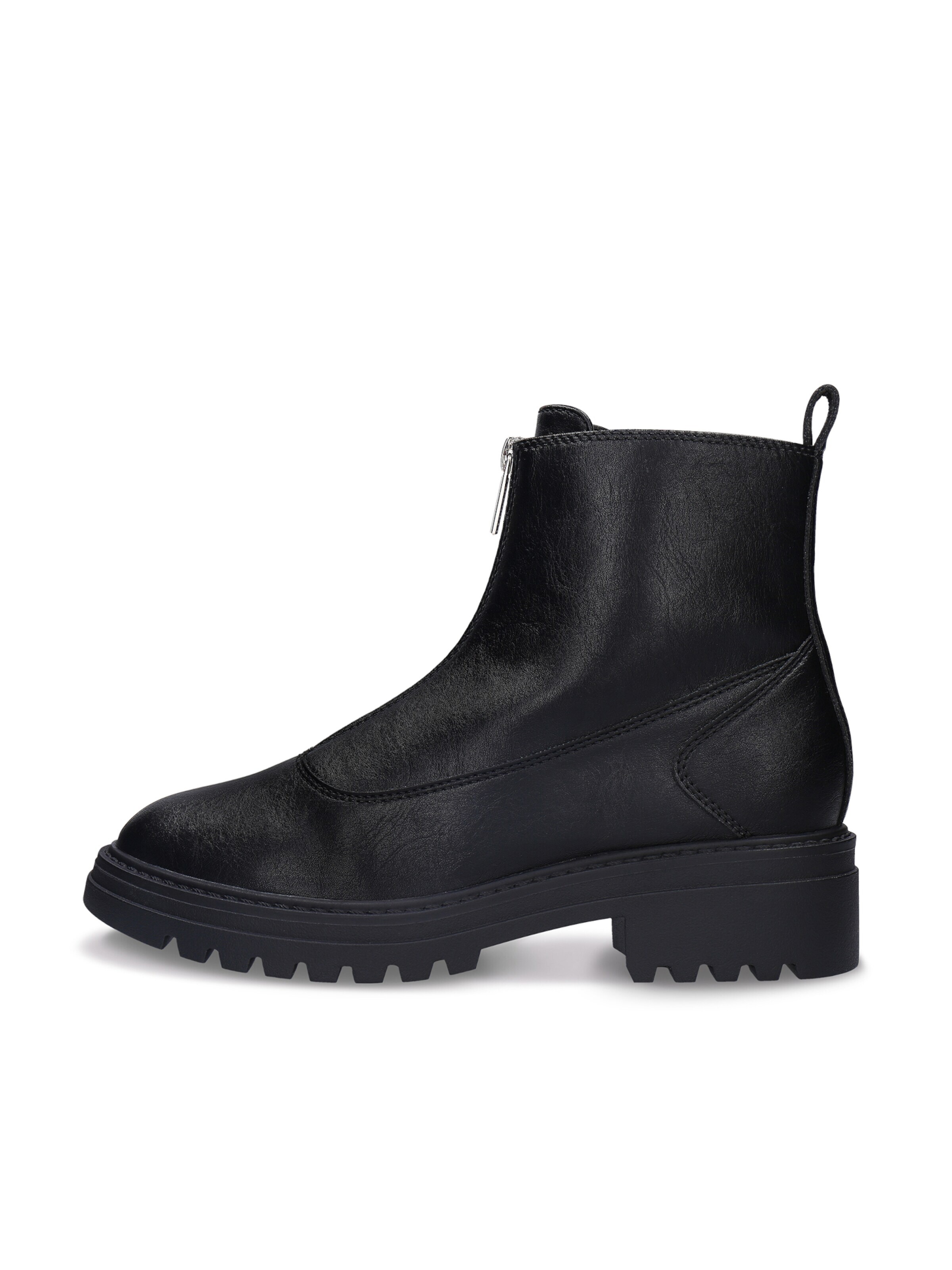 nae Vegan Shoes - Botas de tobillo 'BECCA' en negro: frente