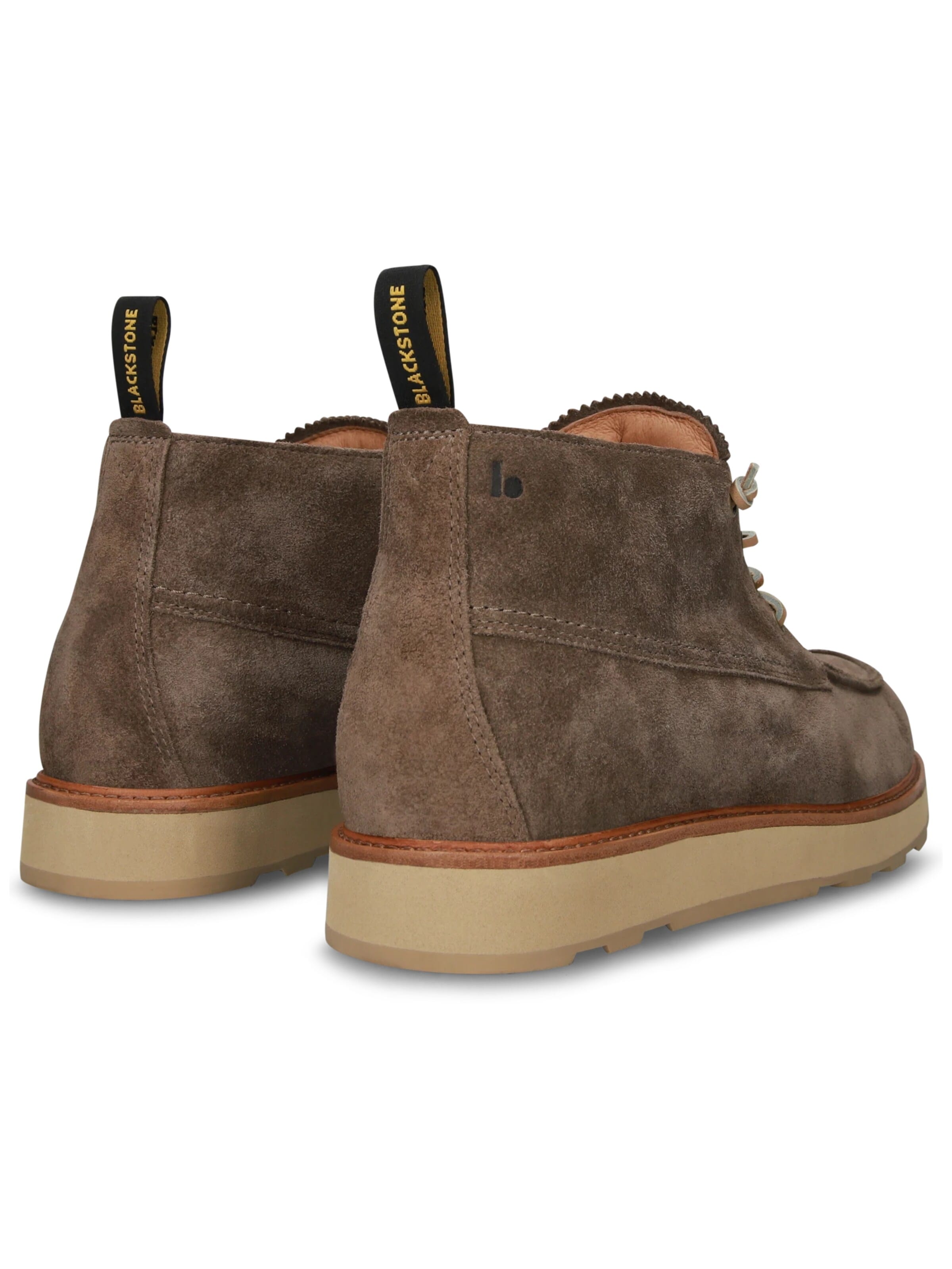 BLACKSTONE Boots med snörning 'PERIDO ASHER MID' i brun